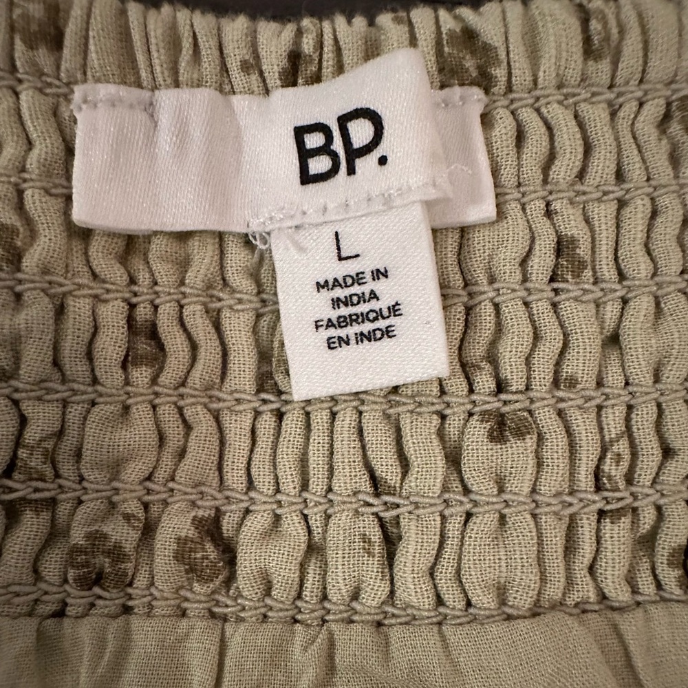BP Printed Tiered Ruffle Miniskirt L - Picture 6 of 13
